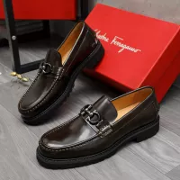 $85.00 USD Salvatore Ferragamo Leather Shoes For Men #1380726