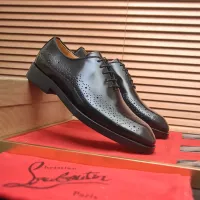 $112.00 USD Christian Louboutin Leather Shoes For Men #1381107