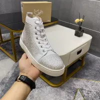 $92.00 USD Christian Louboutin High Top Shoes For Men #1381344