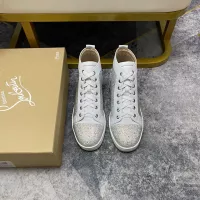 $92.00 USD Christian Louboutin High Top Shoes For Women #1381345