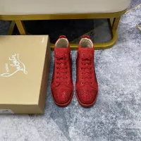 $92.00 USD Christian Louboutin High Top Shoes For Women #1381351