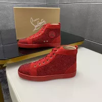 $92.00 USD Christian Louboutin High Top Shoes For Men #1381352