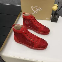 $92.00 USD Christian Louboutin High Top Shoes For Men #1381352