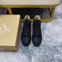 $92.00 USD Christian Louboutin High Top Shoes For Women #1381353