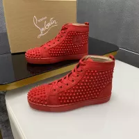 $92.00 USD Christian Louboutin High Top Shoes For Men #1381364