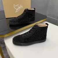 $92.00 USD Christian Louboutin High Top Shoes For Women #1381366