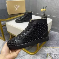 $92.00 USD Christian Louboutin High Top Shoes For Men #1381371