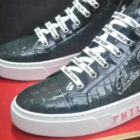 $88.00 USD Philipp Plein PP High Tops Shoes For Men #1381450