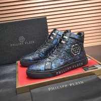 $92.00 USD Philipp Plein PP High Tops Shoes For Men #1381455