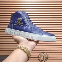 $92.00 USD Philipp Plein PP High Tops Shoes For Men #1381458