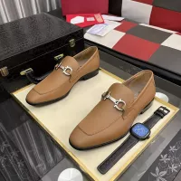 $108.00 USD Salvatore Ferragamo Leather Shoes For Men #1381466