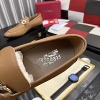 $108.00 USD Salvatore Ferragamo Leather Shoes For Men #1381466