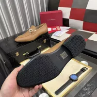 $108.00 USD Salvatore Ferragamo Leather Shoes For Men #1381466