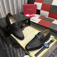 $108.00 USD Salvatore Ferragamo Leather Shoes For Men #1381467
