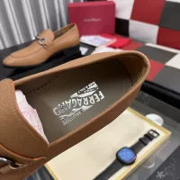 $108.00 USD Salvatore Ferragamo Leather Shoes For Men #1381471