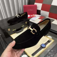 $108.00 USD Salvatore Ferragamo Leather Shoes For Men #1381479