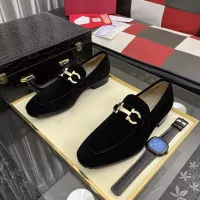 $108.00 USD Salvatore Ferragamo Leather Shoes For Men #1381479