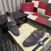 $108.00 USD Salvatore Ferragamo Leather Shoes For Men #1381480