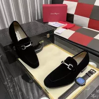$108.00 USD Salvatore Ferragamo Leather Shoes For Men #1381482