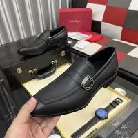 $108.00 USD Salvatore Ferragamo Leather Shoes For Men #1381484