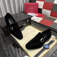 $108.00 USD Salvatore Ferragamo Leather Shoes For Men #1381487