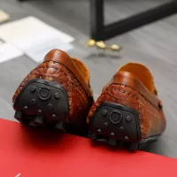 $80.00 USD Salvatore Ferragamo Leather Shoes For Men #1381825