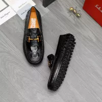 $80.00 USD Salvatore Ferragamo Leather Shoes For Men #1381826