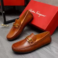 $80.00 USD Salvatore Ferragamo Leather Shoes For Men #1381827