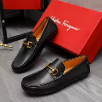 $80.00 USD Salvatore Ferragamo Leather Shoes For Men #1381828