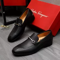$88.00 USD Salvatore Ferragamo Leather Shoes For Men #1381829
