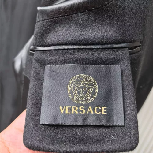 Replica Versace Coats Long Sleeved For Men #1381959 $314.05 USD for Wholesale