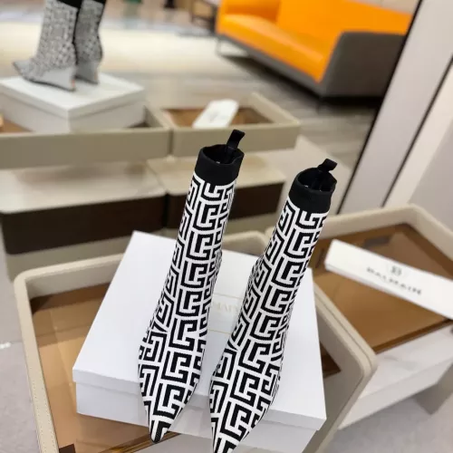 Replica Balmain Boots For Women #1382049 $115.00 USD for Wholesale