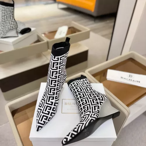 Replica Balmain Boots For Women #1382049 $115.00 USD for Wholesale