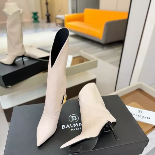 Replica Balmain Boots For Women #1382055 $195.00 USD for Wholesale