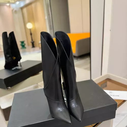 Replica Balmain Boots For Women #1382057 $195.00 USD for Wholesale