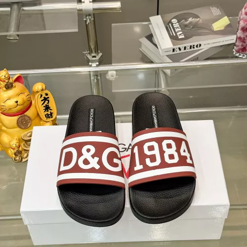 Replica Dolce & Gabbana D&G Slippers For Men #1382058 $48.00 USD for Wholesale