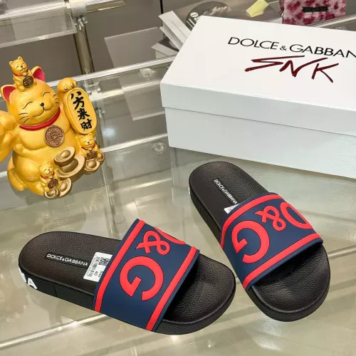 Replica Dolce & Gabbana D&G Slippers For Men #1382065 $48.00 USD for Wholesale