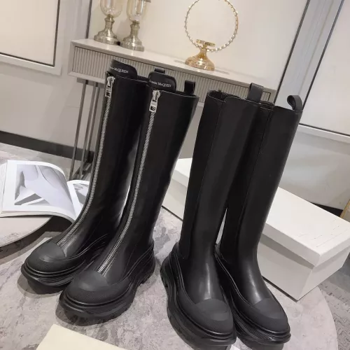 Replica Alexander McQueen Boots For Women #1382254 $182.00 USD for Wholesale