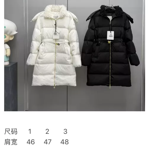 Replica Moncler Down Feather Coat Long Sleeved For Women #1382480 $247.93 USD for Wholesale