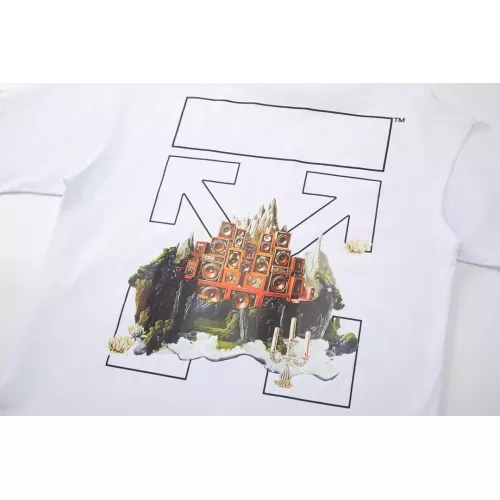 Replica Off-White T-Shirts Short Sleeved For Unisex #1383185 $32.00 USD for Wholesale