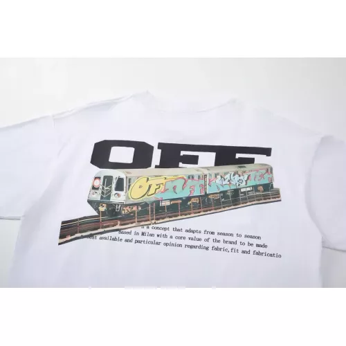 Replica Off-White T-Shirts Short Sleeved For Unisex #1383200 $34.00 USD for Wholesale