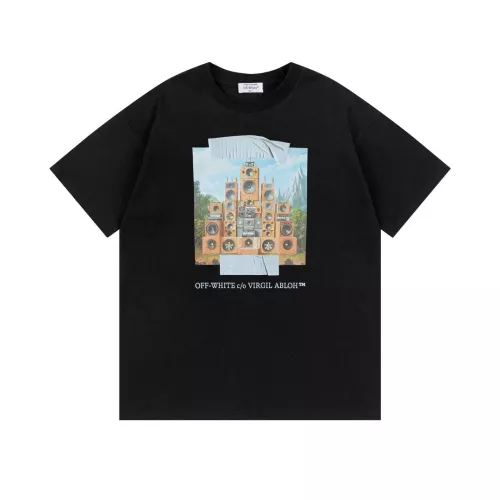Off-White T-Shirts Short Sleeved For Unisex #1383201