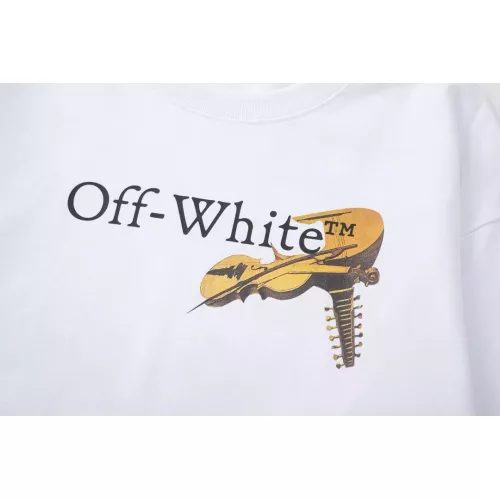 Replica Off-White T-Shirts Short Sleeved For Unisex #1383205 $34.00 USD for Wholesale