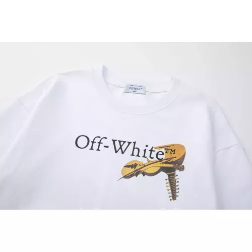 Replica Off-White T-Shirts Short Sleeved For Unisex #1383205 $34.00 USD for Wholesale