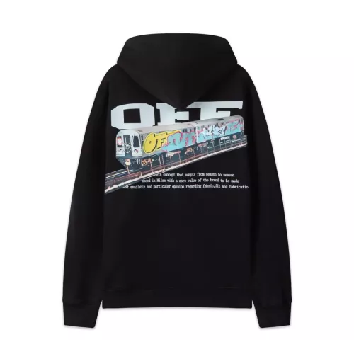 Replica Off-White Hoodies Long Sleeved For Unisex #1383411 $56.00 USD for Wholesale