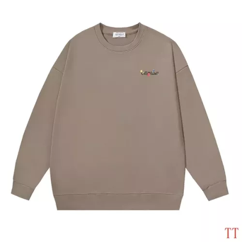 Replica Off-White Hoodies Long Sleeved For Unisex #1383762 $45.00 USD for Wholesale