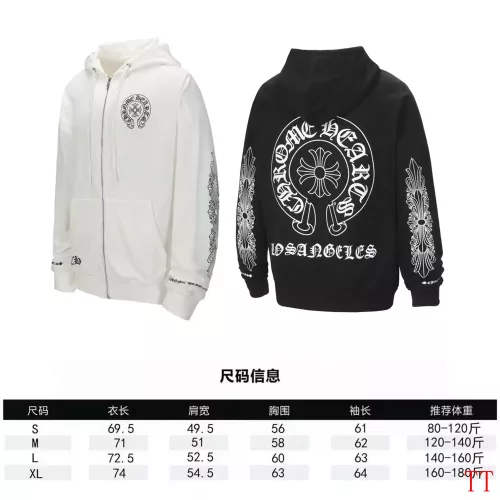 Replica Chrome Hearts Hoodies Long Sleeved For Unisex #1384131 $52.00 USD for Wholesale