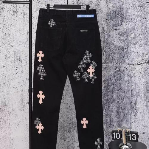 Replica Chrome Hearts Jeans For Men #1384178 $64.00 USD for Wholesale