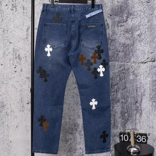 Replica Chrome Hearts Jeans For Men #1384180 $64.00 USD for Wholesale