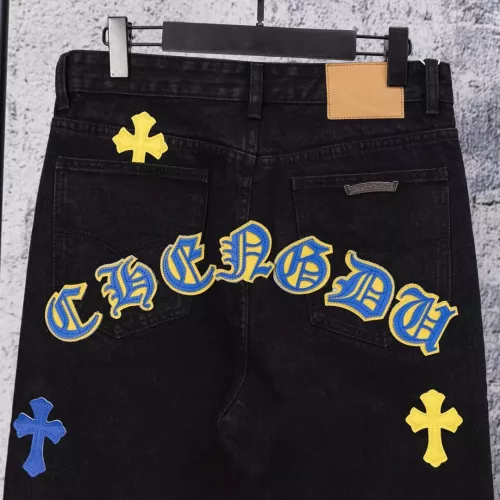 Replica Chrome Hearts Jeans For Men #1384181 $64.00 USD for Wholesale